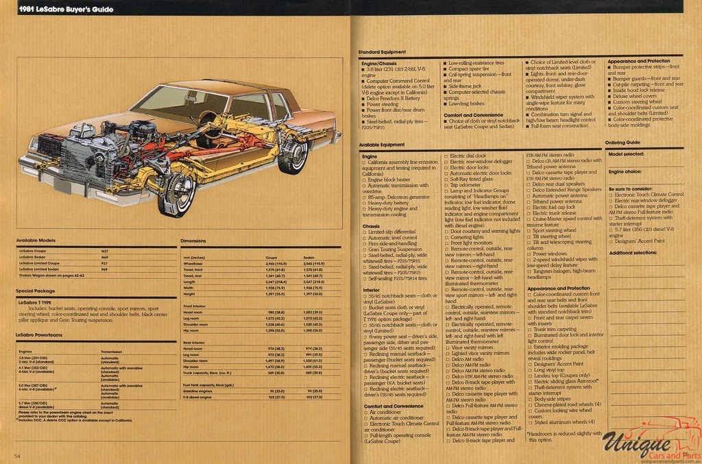 1981 Buick Prestige Full-Line All Models Brochure Page 24